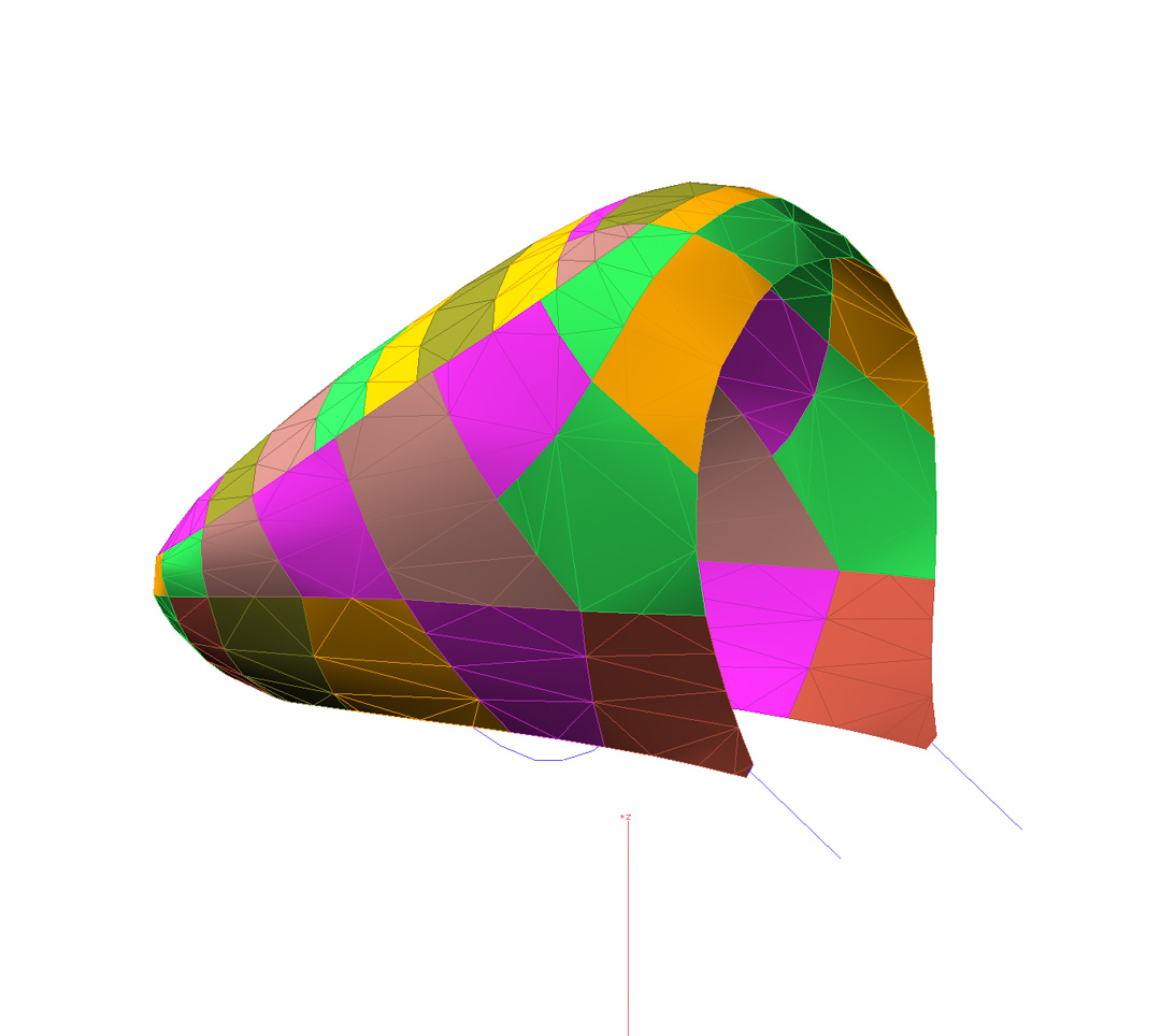 RAF 2000 Gyrocopter Canopy/Nose Cover, 3D model
