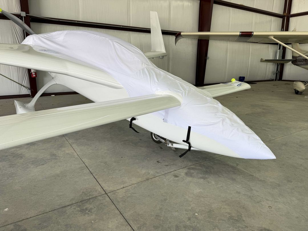 Rutan Long EZ (Saco II) Canopy/Nose/Engine Cover, test fit cover